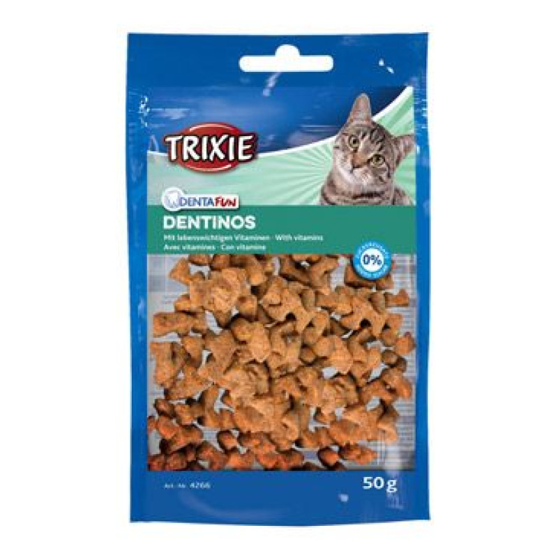 Pochoutka Dentafun DENTINOS pro kočky 50g TR
