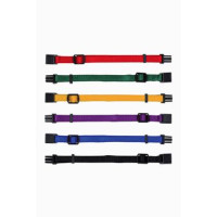 Obojek nylon štěně rozez.M-L 22-35cm/10mm Mix1 6ks TR