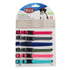 Obojek nylon pro štěňata rozez.S-M 17-25cm/10mm 6ks TR