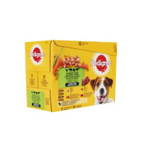 Pedigree kapsa Adult mas.výběr se zel.ve šťávě 12x100g