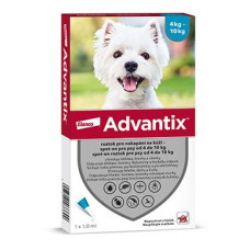 Advantix Spot On 1x1ml pro psy 4-10kg (1 pipeta)