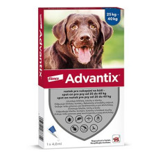 Advantix Spot On 1x4ml pro psy nad 25-40kg (1 pipeta)