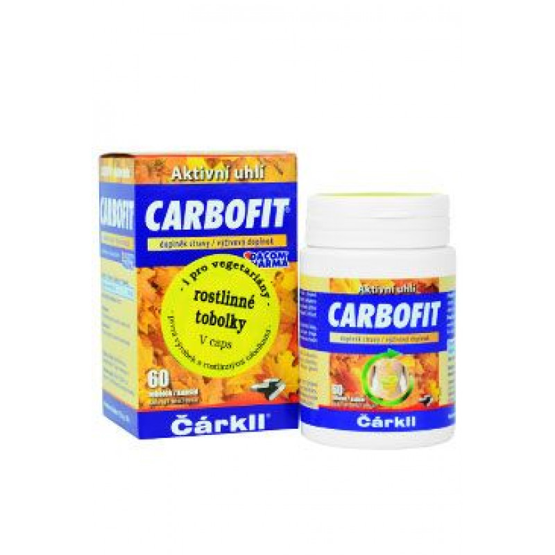 Carbofit aktivované uhlí 60tob