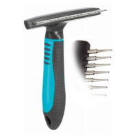 Hrablo na srst s rotačními zuby 2cm/10-15cm TR