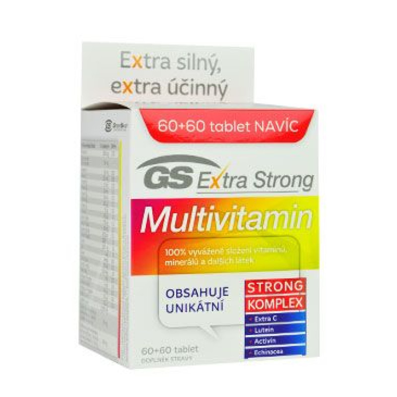GS Extra Strong Multivitamin 50+tbl 90+30