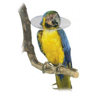 Límec ochranný plastový Bird Collar pro ptáky 14cm