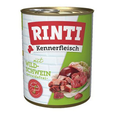 Rinti Dog Kennerfleisch konzerva divočák 800g