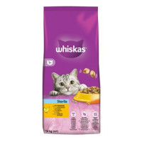 Whiskas Dry Sterile s kuřecím masem 14kg