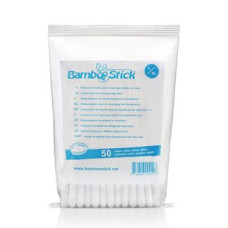 Tyčinky vatové BambooStick L/XL pro čišt. uší psů 50ks