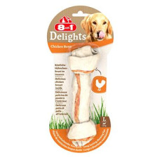 Pochoutka 8in1 Delights Chicken Bone L/1ks
