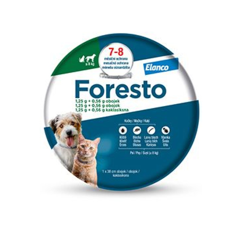 Foresto 38 obojek pro kočky a malé psy