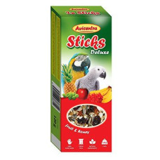 Avicentra tyčinky velký papoušek - ovoce+med 2ks