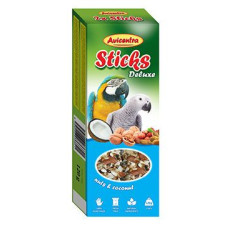 Avicentra tyčinky velký papoušek - ořech+kokos 2ks