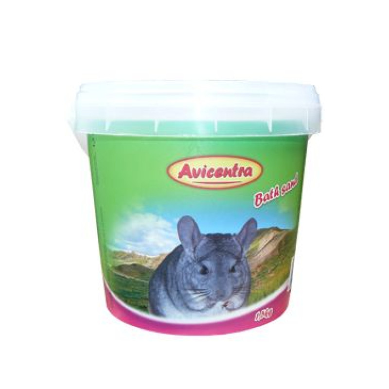 Avicentra písek pro činčily, kyblík 1,5kg