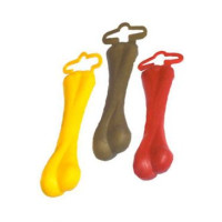 Hračka pes Kost plovací Vanilková střední 13cm SP