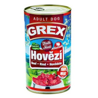 GRAND Dog konz. Grex Adult hovězí 1280g