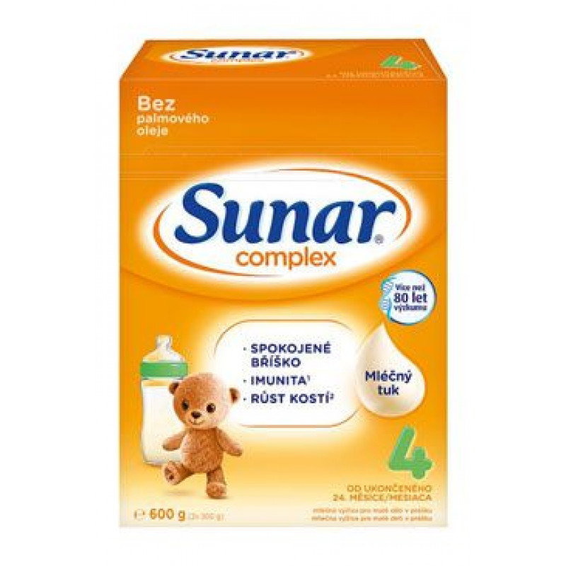 Sunar complex 4 mléko dětské  600g