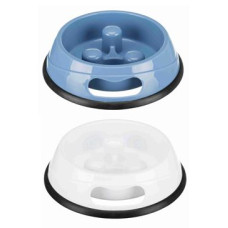 Miska plast proti hltání 0,45l 20cm mix barev TR