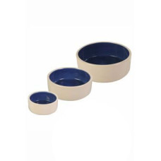 Miska keramická pes 2,1l 23cm bílá/modrá TR