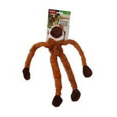 Hračka pes Opice pískací 41cm Skinneeez