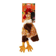 Hračka pes Kohout pískací 32cm Skinneeez