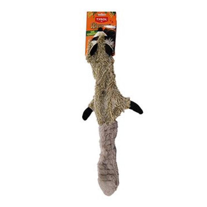 Hračka pes Mýval pískací 61cm Skinneeez
