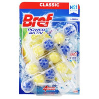Wc blok Bref Power Aktiv Lemon kuličky 3x50g