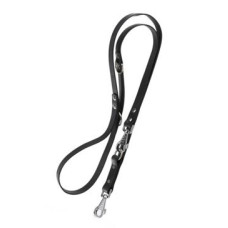 Vodítko kožené NATURAL GA 200cmx18mm, černé  FP 1ks