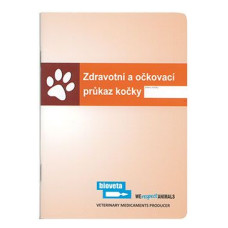 Očkovací průkaz kočka Bioveta mezinárodní 1ks