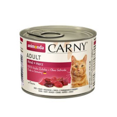 Animonda kočka CARNY konz. Adult hovězí srdce 200g