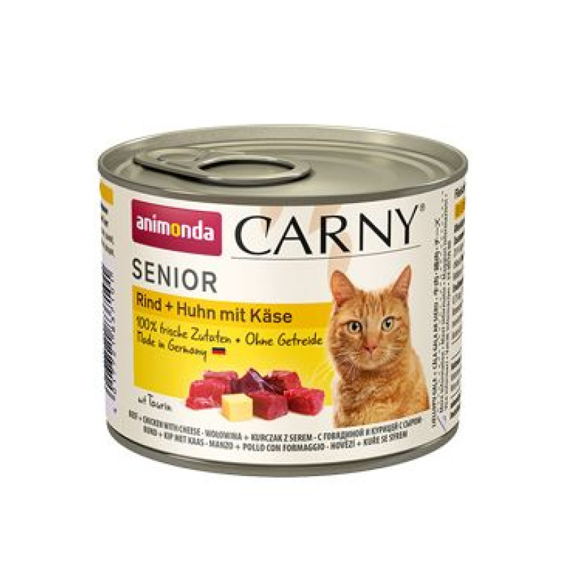 Animonda kočka CARNY konz. Senior kuře/sýr 200g