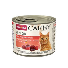 Animonda kočka CARNY konz. Senior hov/krůtí srdce 200g