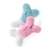 Hračka pes Kost pískací Puppy 13cm plyš KAR