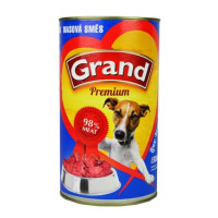 GRAND Dog konz. Premium masová směs 1300g