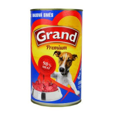 GRAND Dog konz. Premium masová směs 1300g