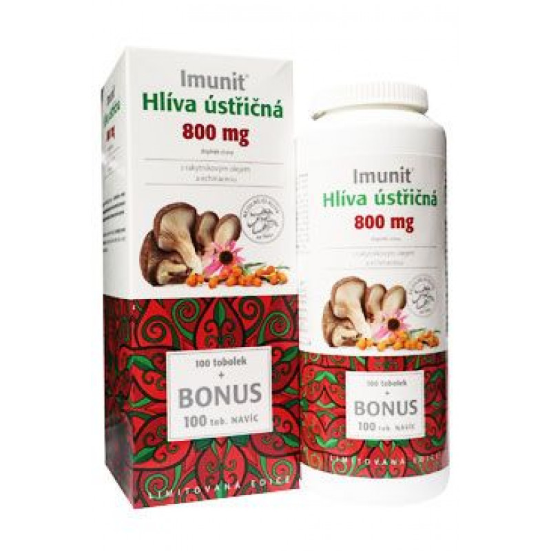 Hlíva 800mg rakytník/echinacea IMUNIT 100+100tob SY