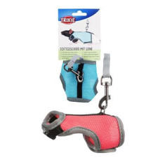 Postroj potkan vesta s vodítkem 12-18cm/1,2m mix TR