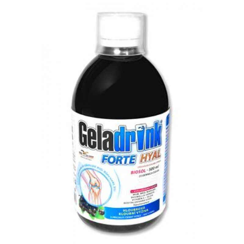 Geladrink Forte Biosol černý rybíz 500ml