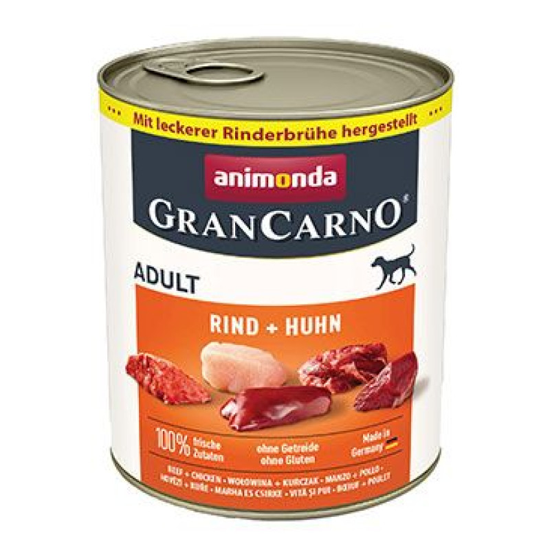 Animonda pes GRANCARNO konz. Adult hovězí/kuřecí 800g