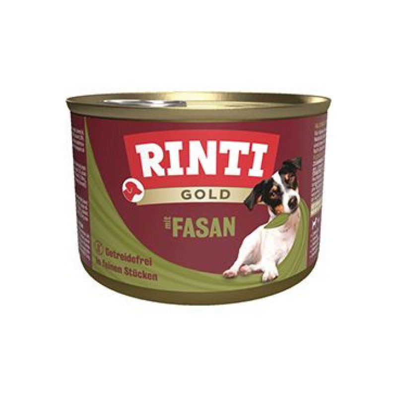 Rinti Dog Gold konzerva bažant 185g