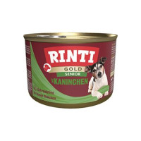 Rinti Dog Gold Senior konzerva králík 185g