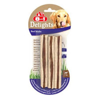 Pochoutka 8in1 Delights Beef Sticks 3ks