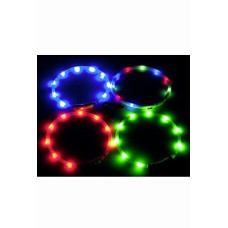 Obojek USB Visio Light LED nabíjecí 70cm modrý KAR