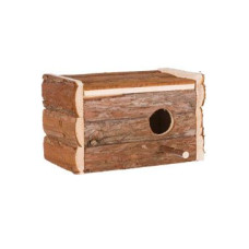 Budka hnízdící pro andulky 21x13x12cm přírodní TR