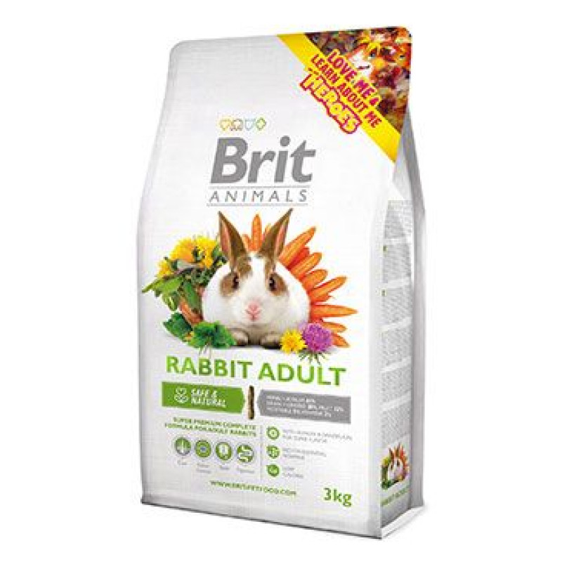 Brit Animals Rabbit Adult Complete 3kg