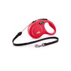 Vodítko FLEXI Classic NEW S lanko 8m/12kg červená