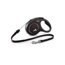 Vodítko FLEXI Classic NEW S lanko 8m/12kg černá