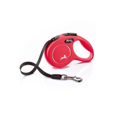 Vodítko FLEXI Classic NEW XS pásek 3m/12kg červená