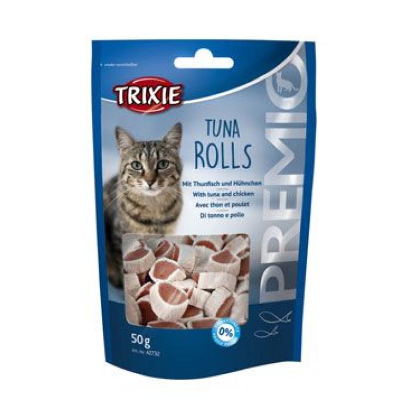 Pochoutka Premio TUNA ROLLS pro kočky 50g TR