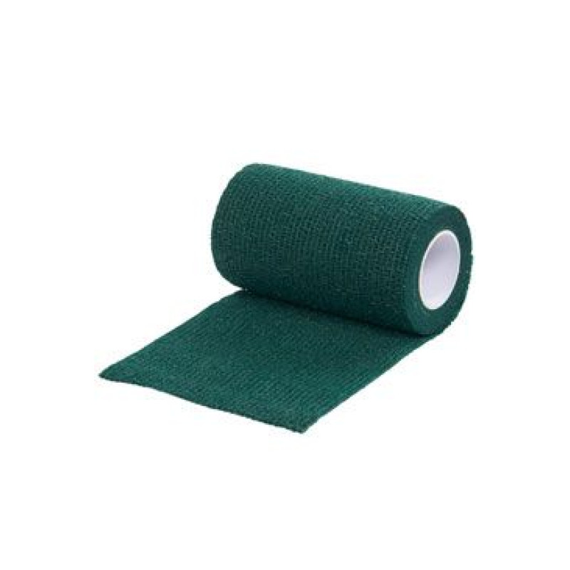 Obinadlo elast. Vet-Flex 10cm x 4,5m zelené Kruuse 1ks
